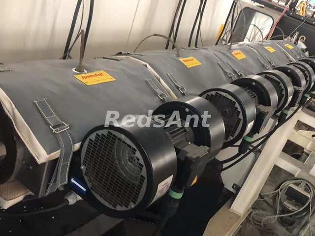 Heat Insulation for Plastic Extrusion Line for Energy Saving