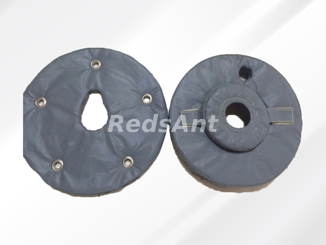 High Temperature Fire Resistant Flange Insulation Wrap with Custom Dimension