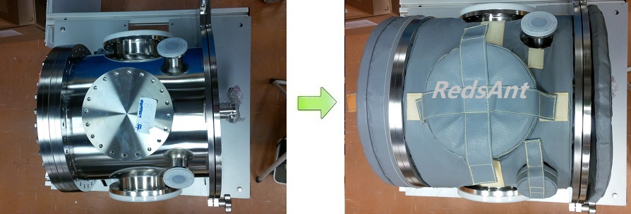 heat insulation jacket for vacuum pump