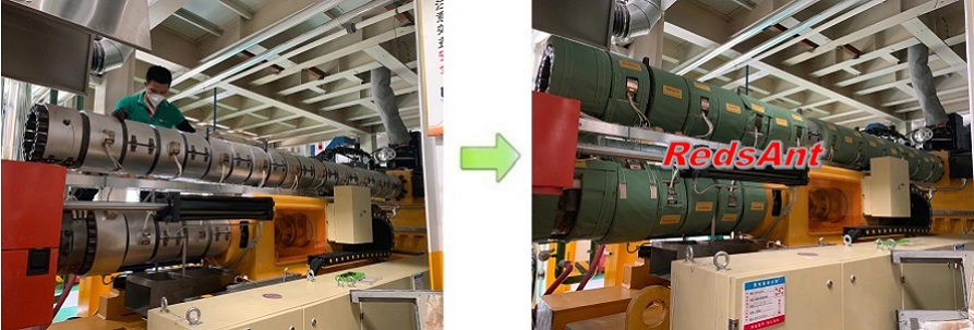 aeogel insulation jacket for Embryo injection molding machine