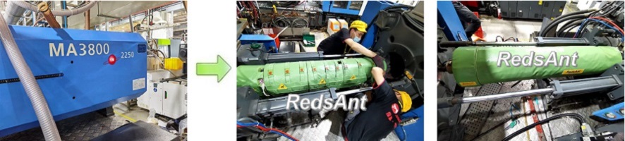 barrel insulation cover for Haitian MA3800